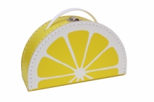 Koffertje Lemon, kartonnen koffertje